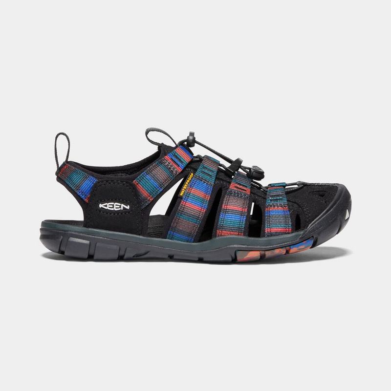 Keen Clearwater Cnx Womens Hiking Sandals Black/Multicolor Online Sale (1356-HOQBF)